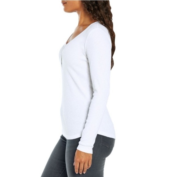 NWT Eddie Bauer Scoop Snap Henley - Picture 3 of 8